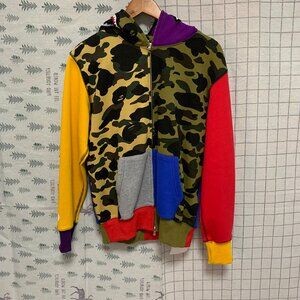 Bape Camo Crazy Shark Full Zip Hoodie